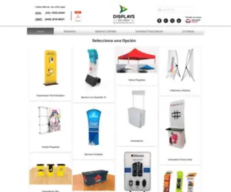 Displaysenlinea.com.mx(Stands Portátiles de Tela) Screenshot