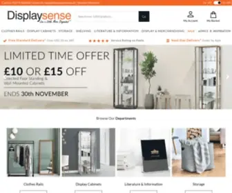 Displaysense.co.uk(Shop Fittings) Screenshot