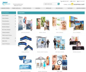 Displayshopusa.com(Display Shop USA) Screenshot