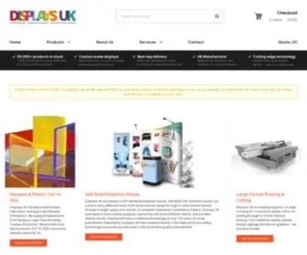 Displaysuk.co.uk(Sign Display & Exhibition Stand Manufacturer Combining Perspex Acrylic) Screenshot