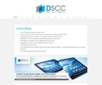 Displaysupplychain.com(DSCC’s mission) Screenshot