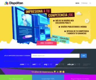 Dispolitan.com(DISP) Screenshot