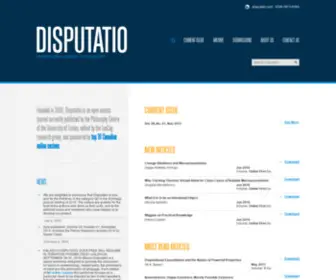 Disputatio.com(International Journal of Philosophy) Screenshot