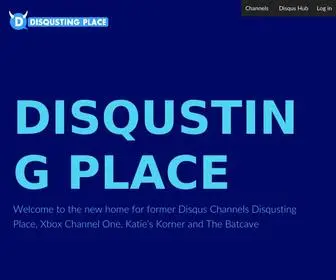 Disqustingplace.com(A new revolution in talking nonsense) Screenshot