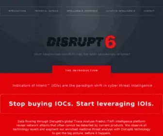 Disrupt6.com(Cyber Security Solutions) Screenshot