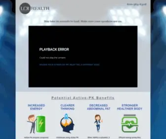 Disruptdeepfat.com(LCR Health) Screenshot