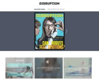 Disruptionmagazine.ca(Disruption Magazine Canada) Screenshot