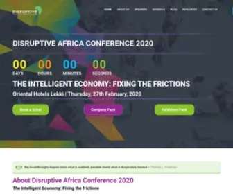 Disruptiveafricaexpo.com(Disruptive Africa Conference) Screenshot