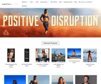 Disruptiveapparel.com(Buy Best Affordable Workout Clothes) Screenshot