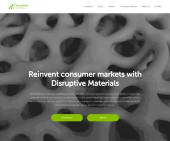 Disruptivematerials.com(Disruptive Materials) Screenshot