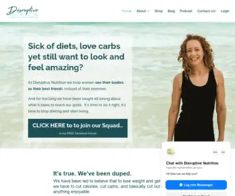 Disruptivenutrition.com(Distruptive Nutrition) Screenshot