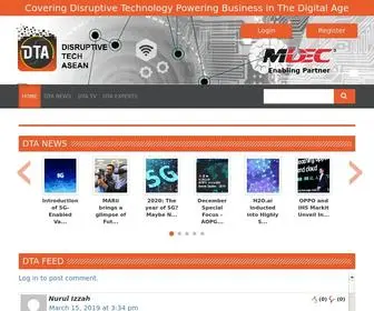 Disruptivetechasean.com(Big Data Asia) Screenshot