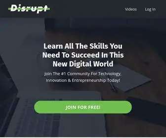 Disruptuniversity.com(Disrupt) Screenshot