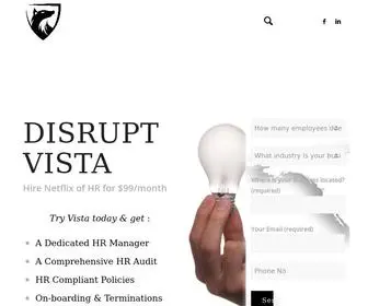 Disruptvista.com(Get a Dedicated HR Manager For $99/month) Screenshot