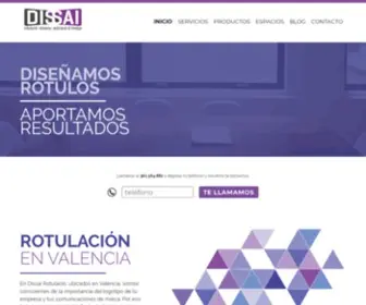 Dissai-Rotulacio.com(Diseño y rotulación en Valencia) Screenshot