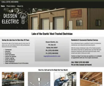 Dissenelectric.com(Dissen Electric) Screenshot