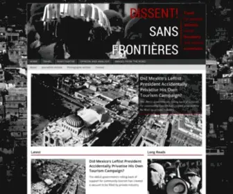 Dissentsansfrontieres.com(Sans Frontières) Screenshot