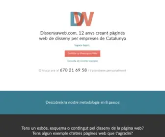 Dissenyaweb.com(Pàgines web) Screenshot
