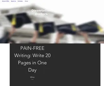 Dissertationdoctors.com(Editor) Screenshot