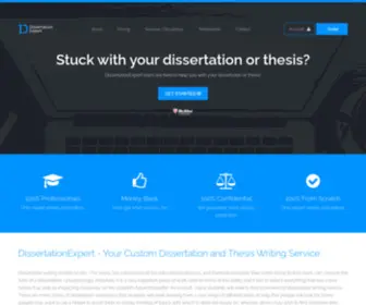 Dissertationexpert.org(Dissertation Writing Service) Screenshot