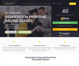 Dissertationproposal.co.uk(Online Dissertation Proposal Writing Service and Help in UK) Screenshot
