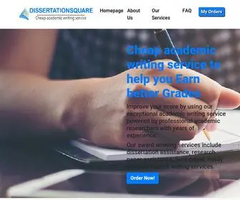 Dissertationsquare.com(Cheap academic writing service to help you Earn better Grades) Screenshot