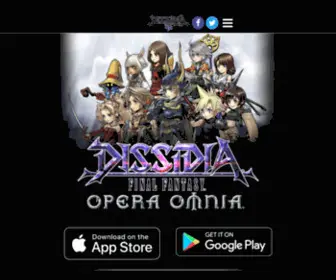 Dissidiaoperaomnia.com(DISSIDIA FINAL FANTASY OPERA OMNIA) Screenshot
