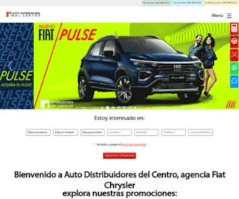 Dist-DEL-Centro.com.mx(Distribuidor FIAT Chrysler) Screenshot