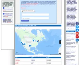Distance-Calculator.co.uk(Distance Calculators) Screenshot