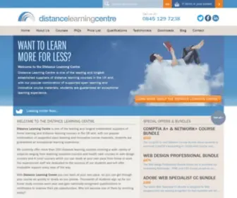 Distance-Learning-Centre.co.uk(Distance Learning Courses UK & Online Courses for Home Learning) Screenshot