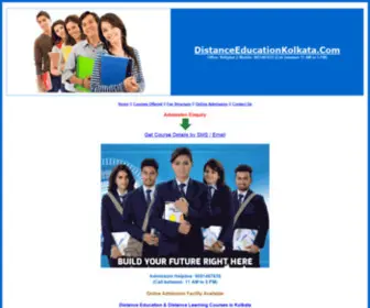 Distanceeducationkolkata.com(Distance Education & Distance Learning Courses in Kolkata) Screenshot