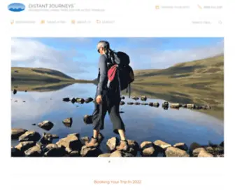 Distantjourneys.com(Hiking Trips) Screenshot