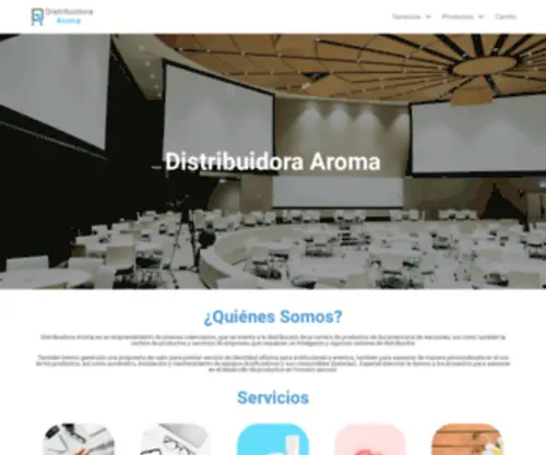 Distaroma.com(Distribuidora Aroma) Screenshot