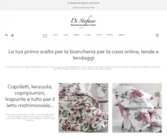 Distefanobiancheriaperlacasa.com(Di Stefano) Screenshot
