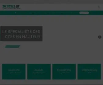 Distel.fr(Le spécialiste des accès en hauteur à Strasbourg) Screenshot