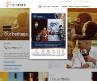 Distell.co.za(Home) Screenshot