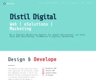 Distildigital.com(Distil Digital) Screenshot