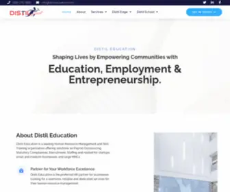 Distileducation.com(DISTIL Education) Screenshot