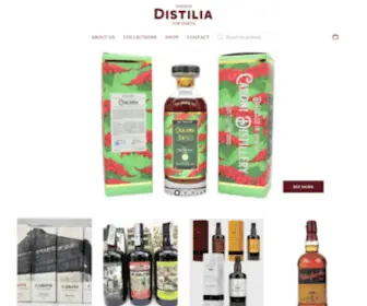 Distilia.com(Passion for spirits) Screenshot