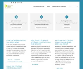 Distilledlogic.net(Content Strategy) Screenshot