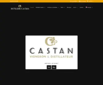 Distillerie-Castan.com(Whisky français single malt) Screenshot