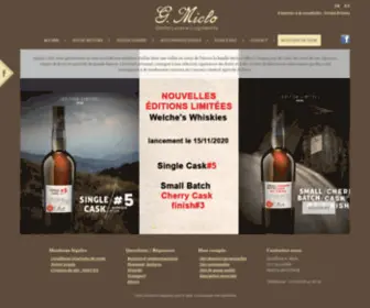 Distillerie-Miclo.com(Distillerie G) Screenshot