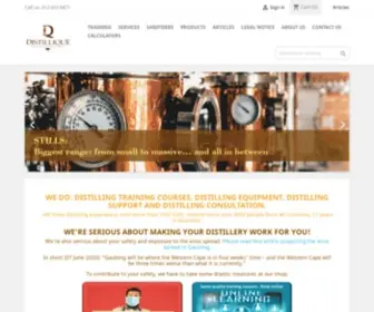 Distillique.co.za(Distilling Equipment) Screenshot