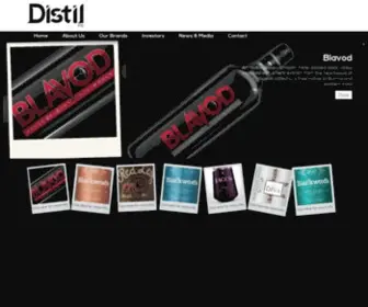 Distil.uk.com(Distil plc based in London) Screenshot