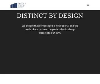 Distinctcapitalgroup.com(Distinct Capital Group) Screenshot