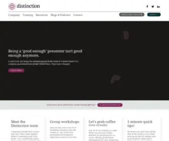 Distinction-Services.com(Presentation Skills Training & Workshops) Screenshot