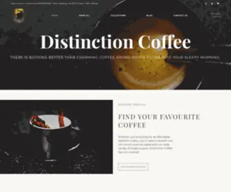 Distinctioncoffee.com(Canadian roasted) Screenshot