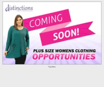 Distinctionsplus.com(Plus Size Womens Clothing Fashions) Screenshot