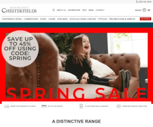 Distinctivechesterfields.co.uk(Chesterfield Sofas) Screenshot