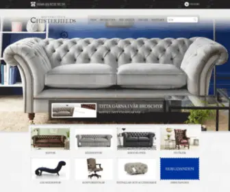 Distinctivechesterfields.se(Chesterfield Soffa) Screenshot